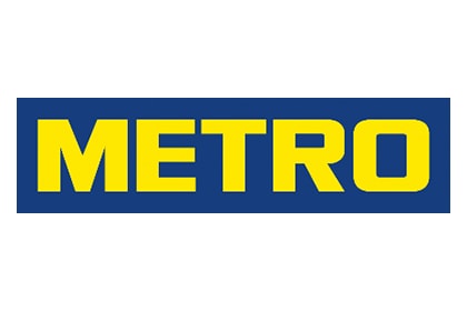 Das Logo von METRO.