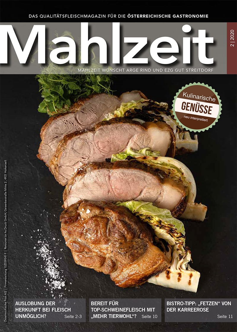 Die Titelseite des Magazins Mahlzeit, Ausgabe 2/20.